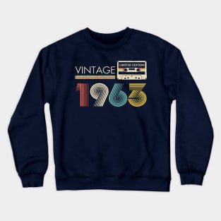 Vintage 1963 Limited Edition Cassette Crewneck Sweatshirt